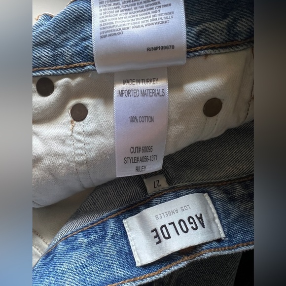 Agolde Riley Straight Crop Jean - Picture 8 of 8